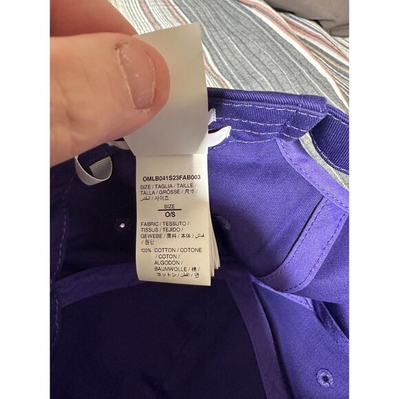 OFF-WHITE Varsity Baseball Cap - Purple - One Size - Authentic - Rare - Picture 14 of 14